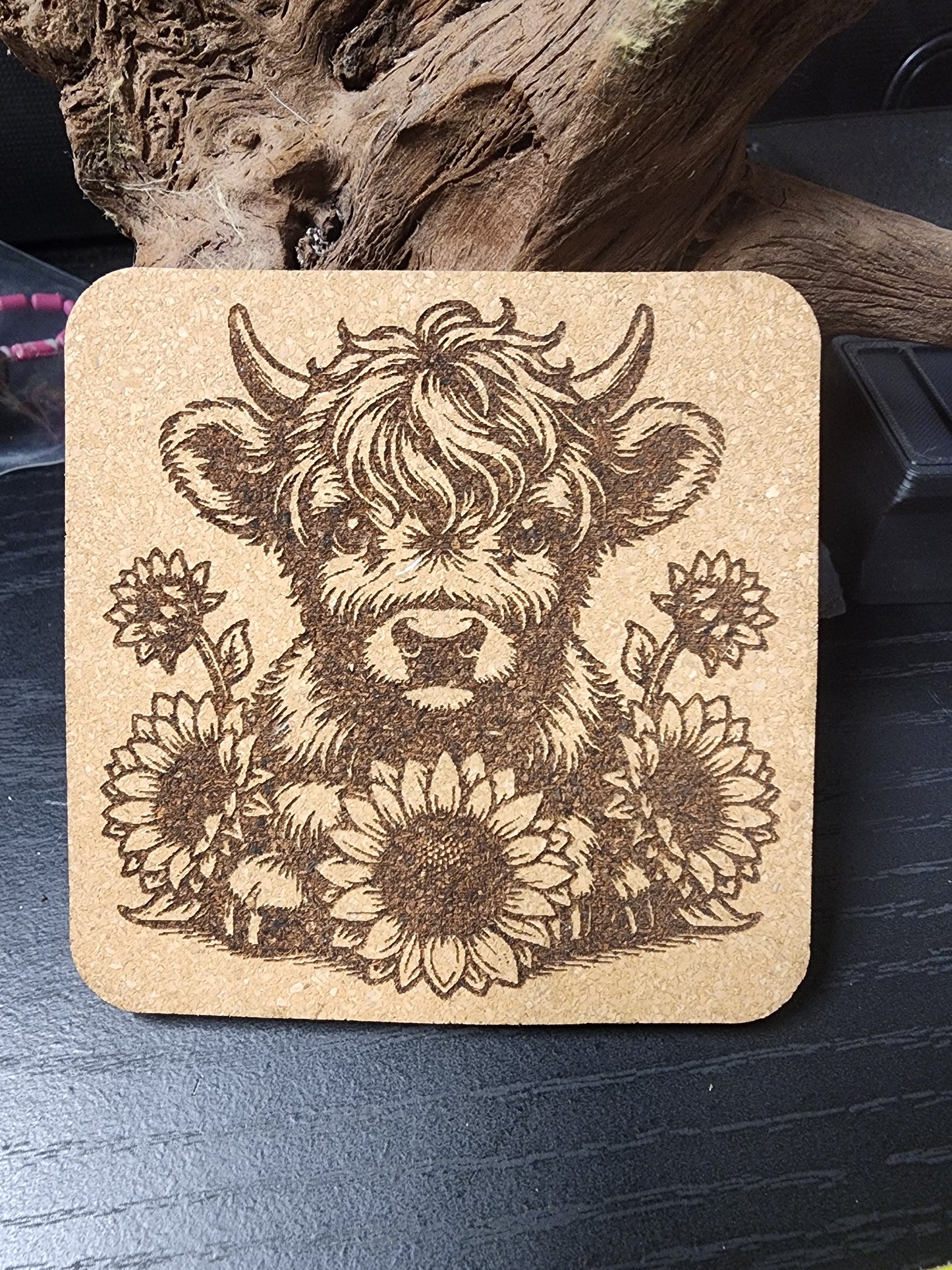Custom Laser etched coasters