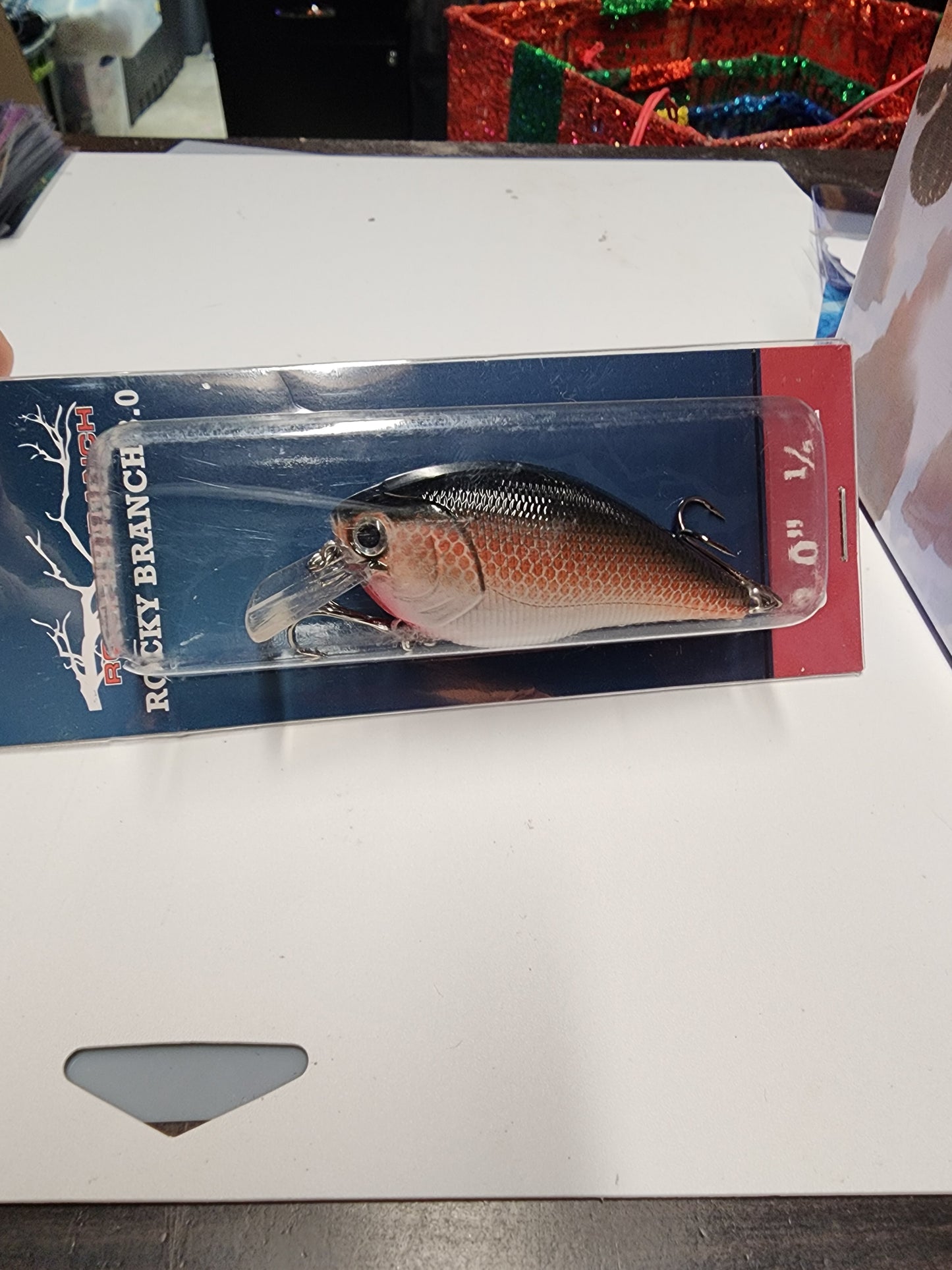 Rocky branch 3.0 ½oz copper green shad