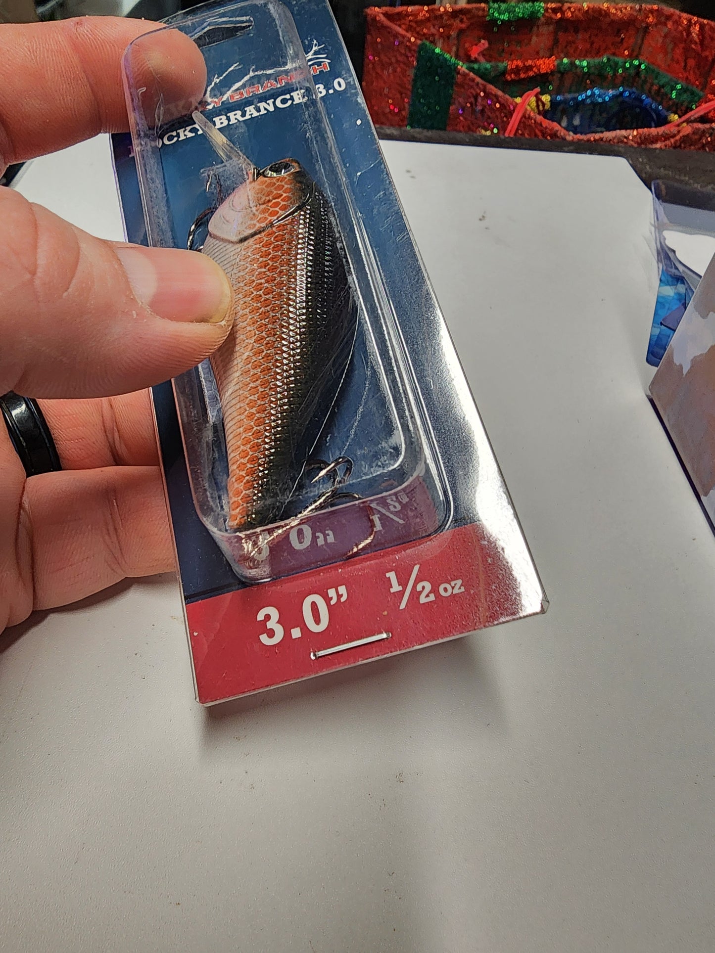 Rocky branch 3.0 ½oz copper green shad