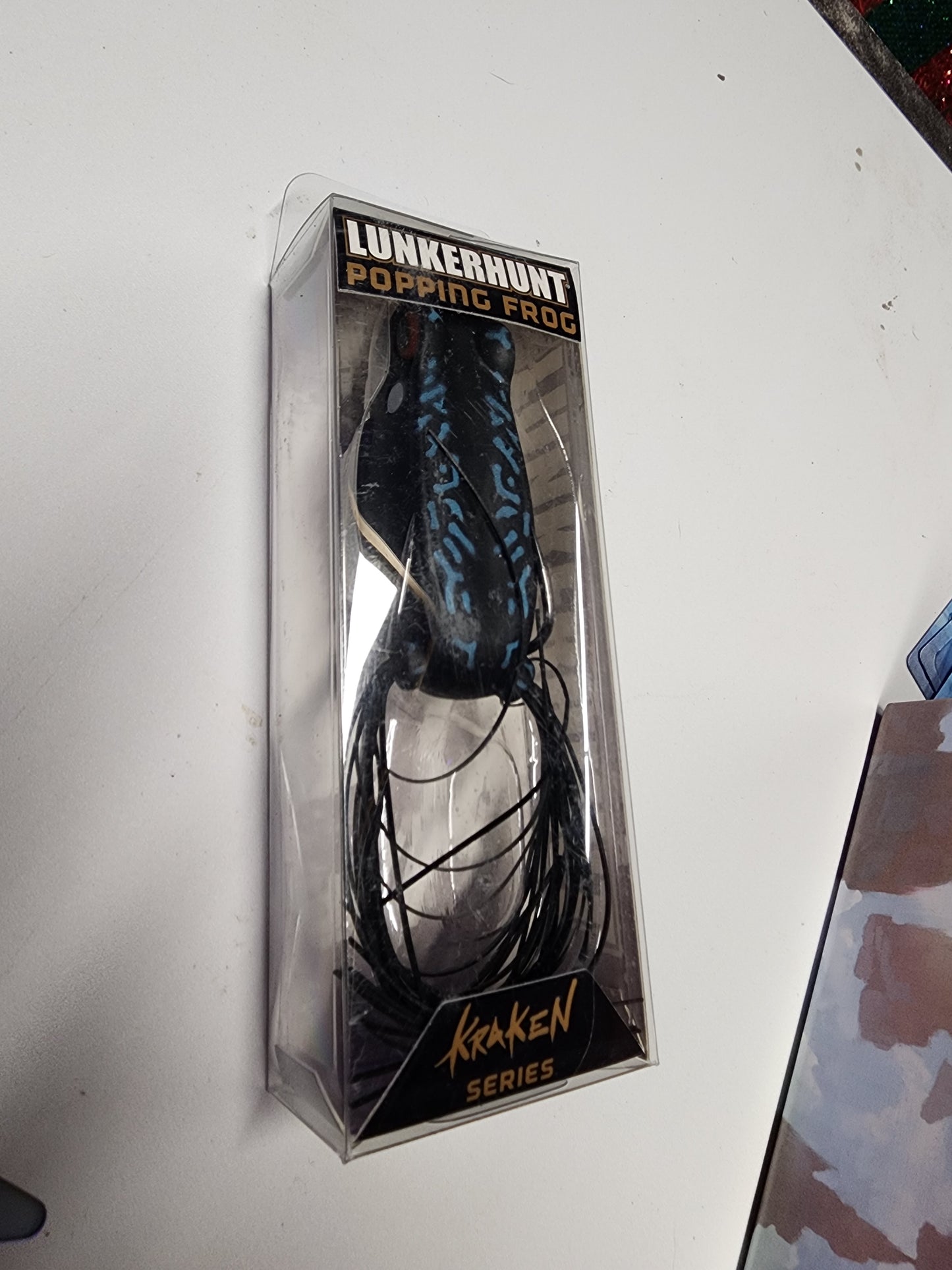 Lunkerhunt kraken series popping frog night shade
