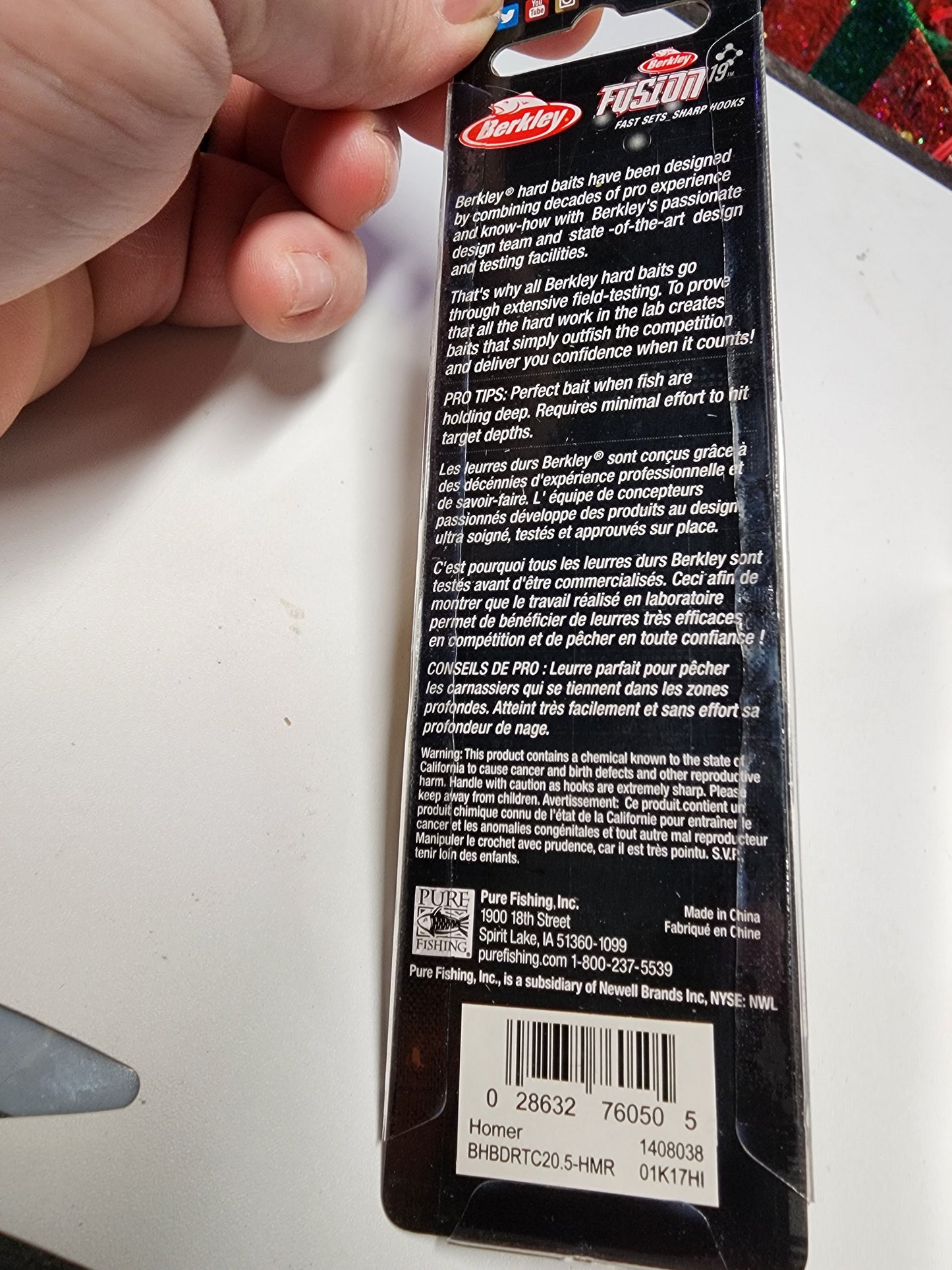 Berkley dredger 20.5 color homer