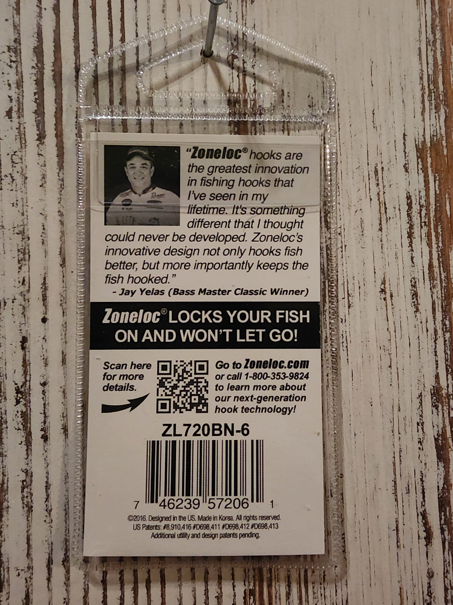 Zoneloc wide gap octopus hooks #6