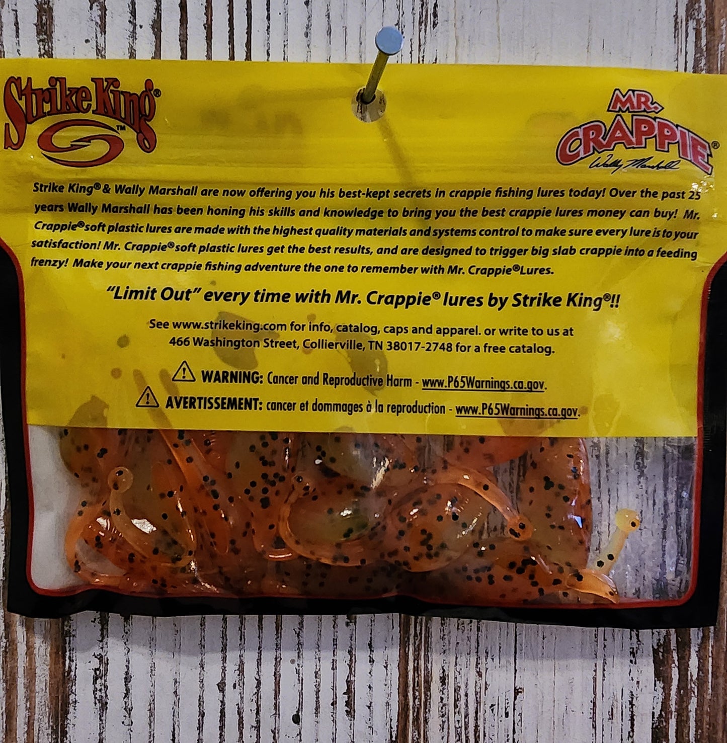 Mr crappie 2" shadpole Cajun cricket