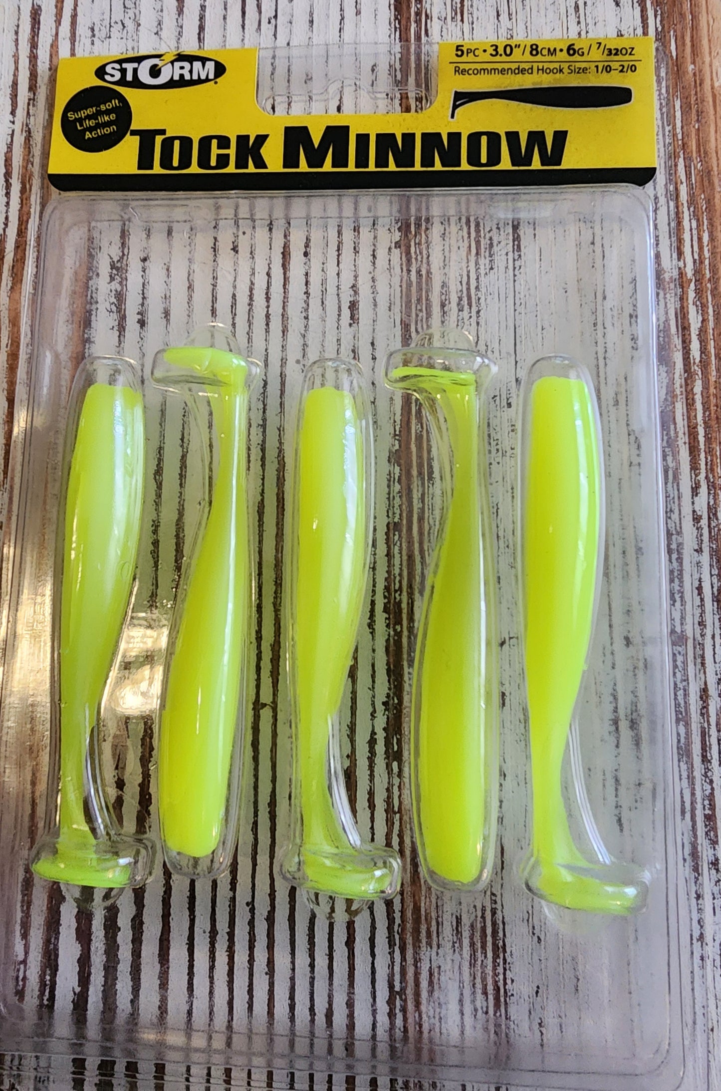 Storm Tock Minnow chartreuse