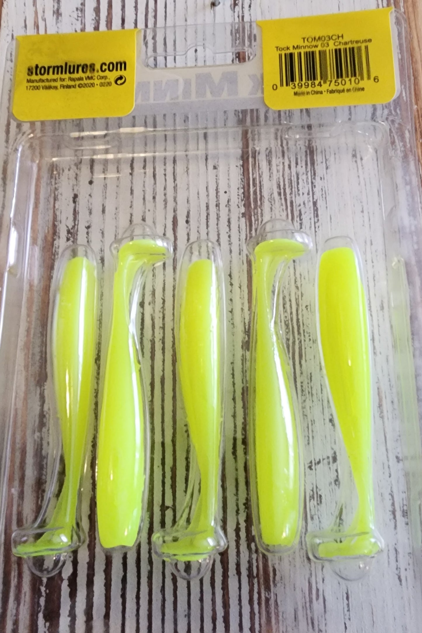 Storm Tock Minnow chartreuse