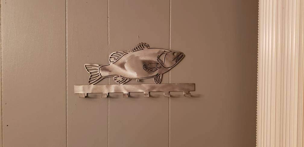 Large Mouth Bass Keychain Rack