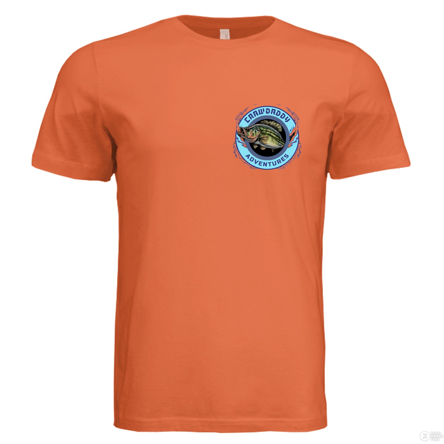 Solid Orange Triblend - FRONT