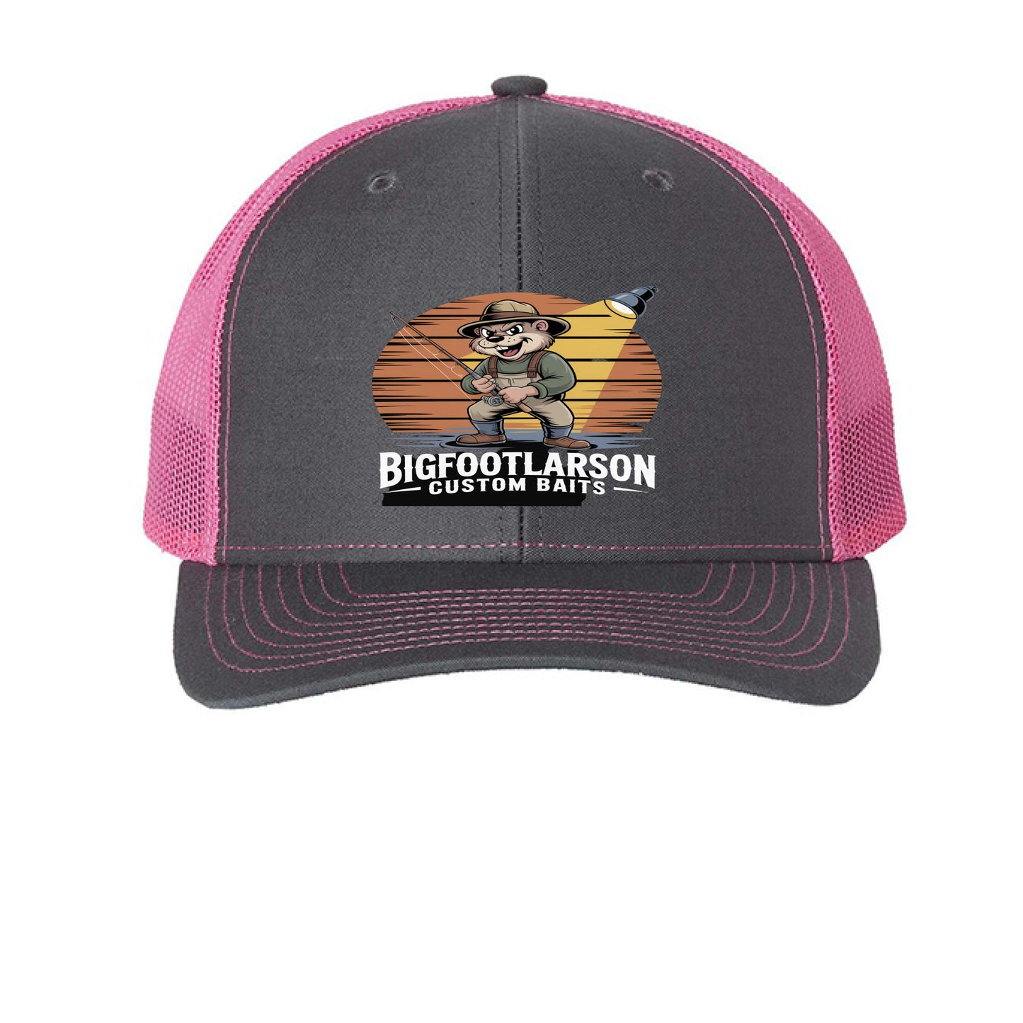 Charcoal/ Neon Pink - FRONT