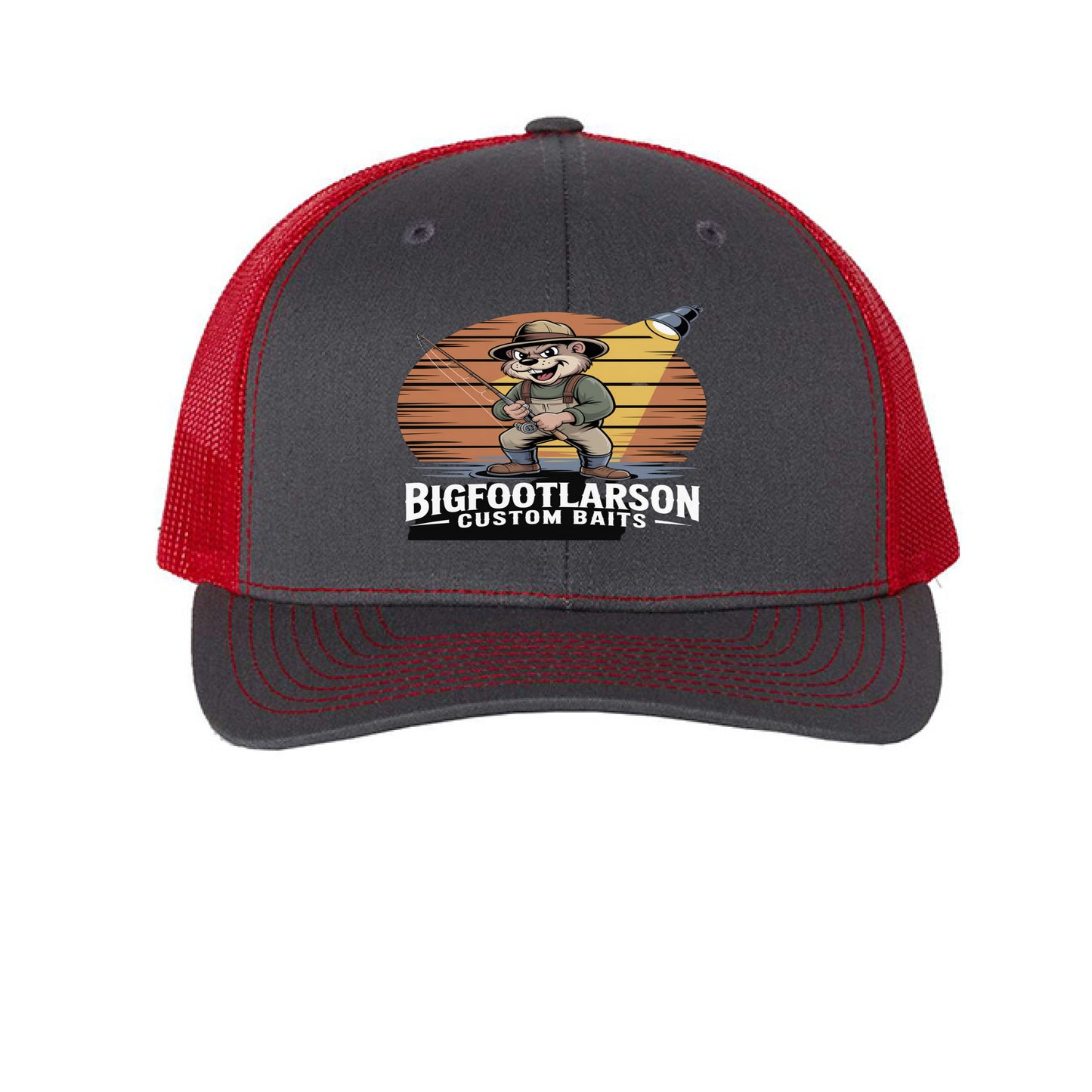 Charcoal/ Red - FRONT