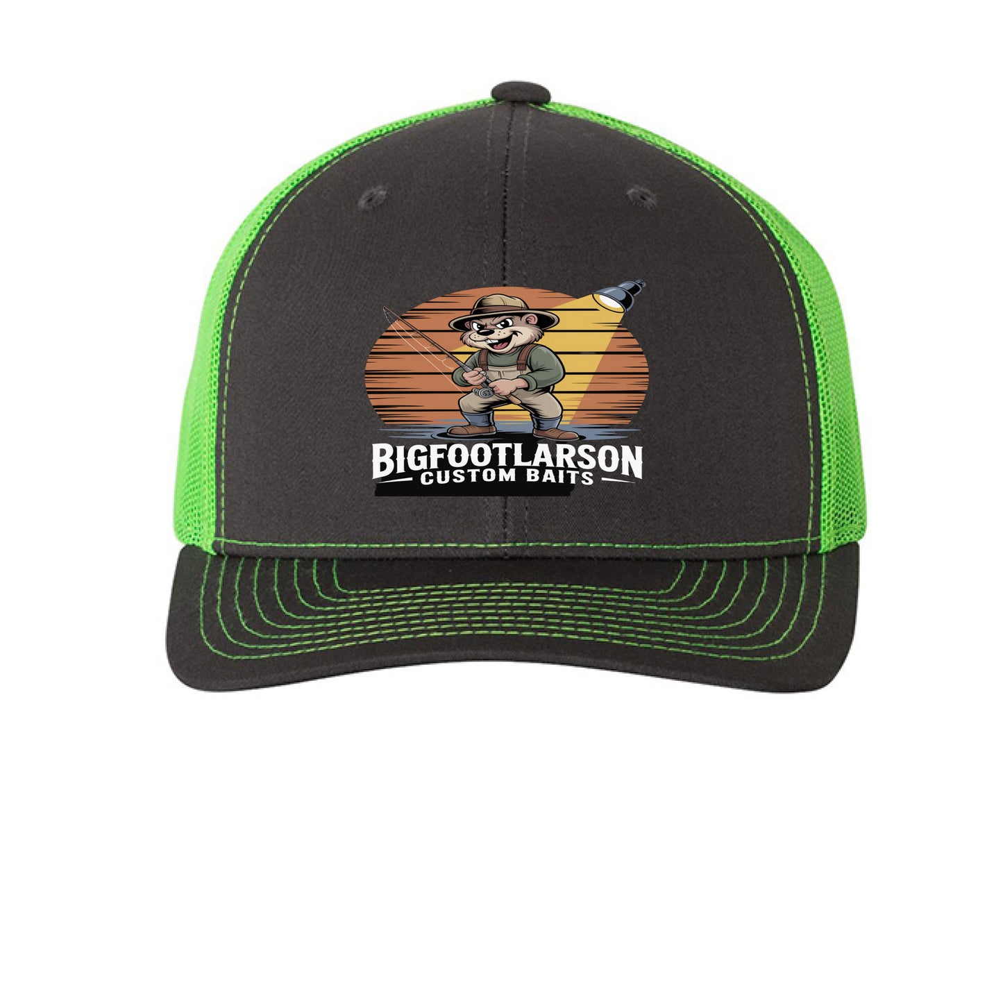 Charcoal/ Neon Green - FRONT