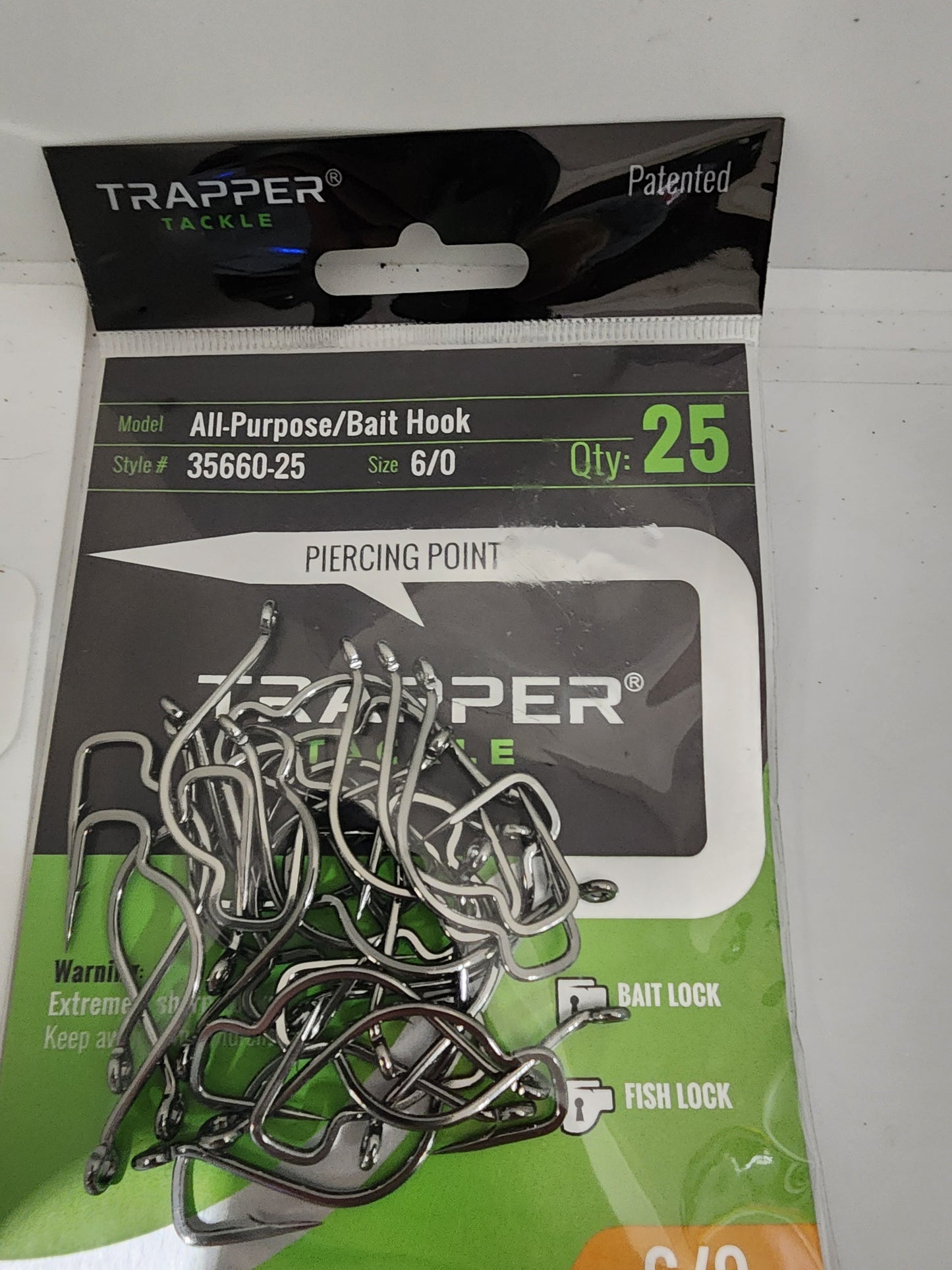 Trapper tackle hooks 25pk