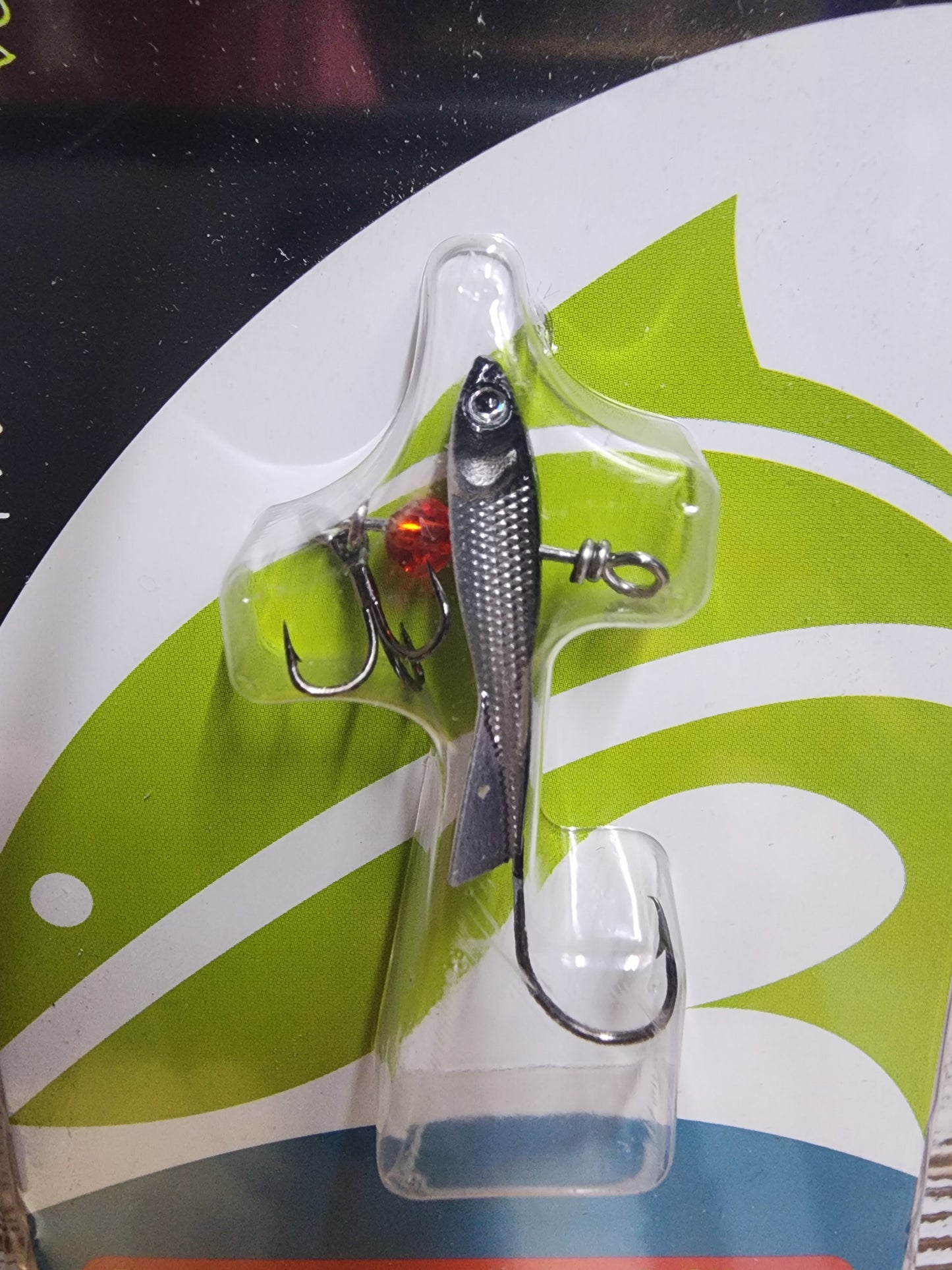 Turn back shad black/silver
