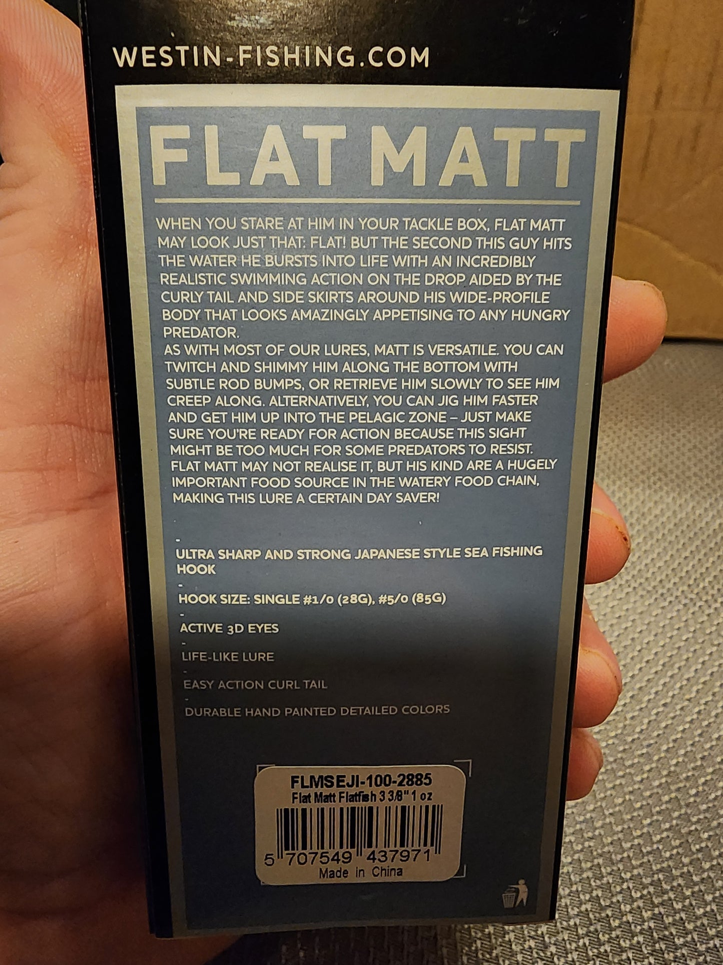 Westin flat matt
