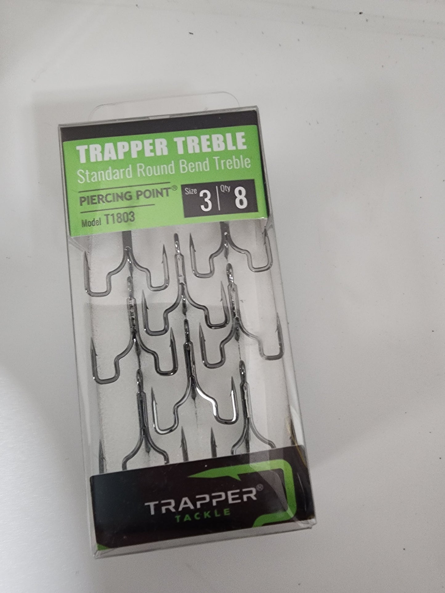 Trapper tackle treble hooks