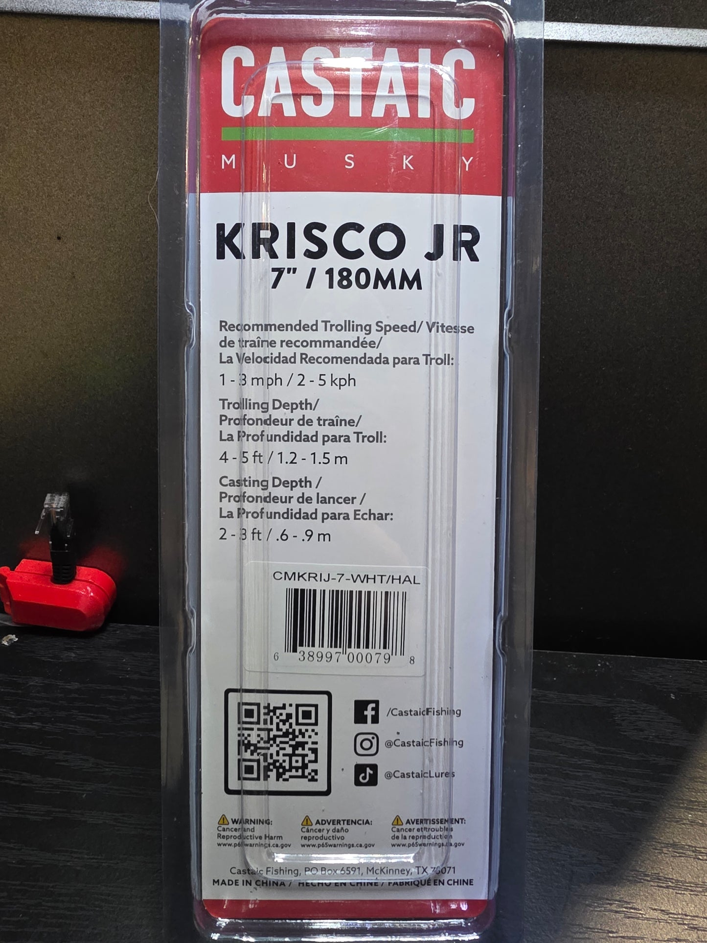 Casting musky Krisco Jr
