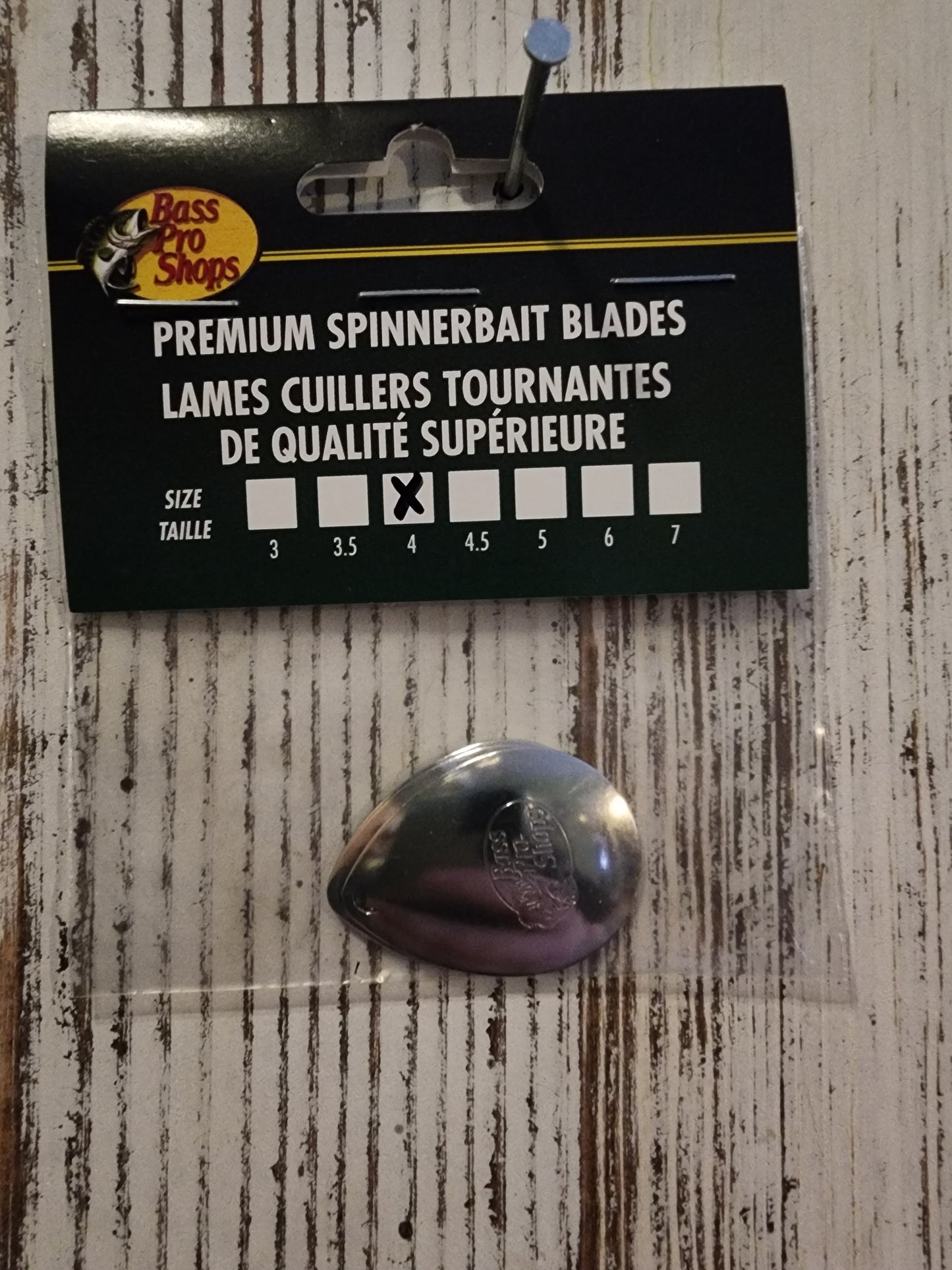 BPS #4 spinning blades chrome
