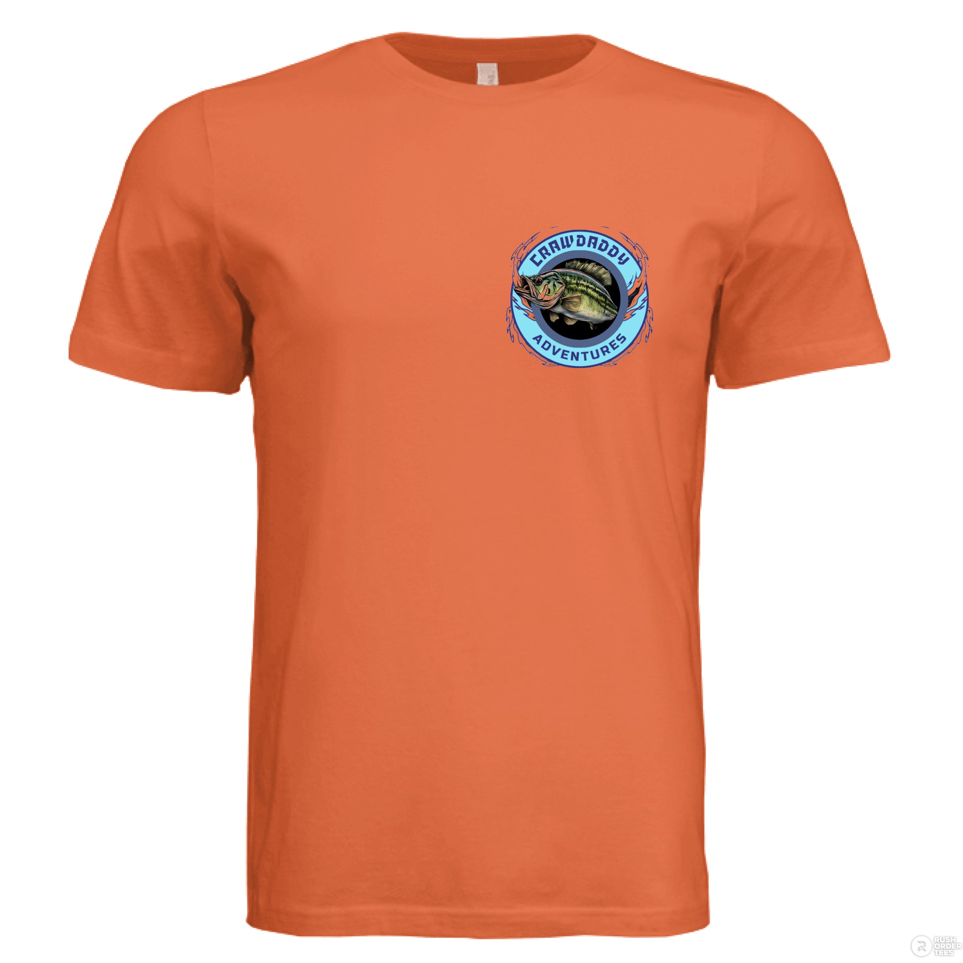 Solid Orange Triblend - FRONT