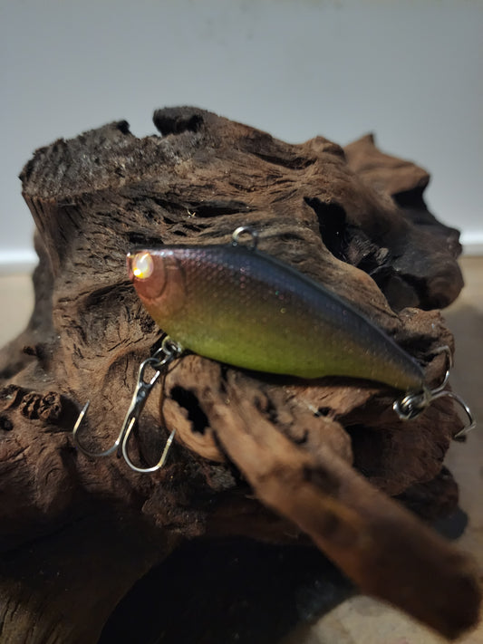Lipless crank midnight shiner