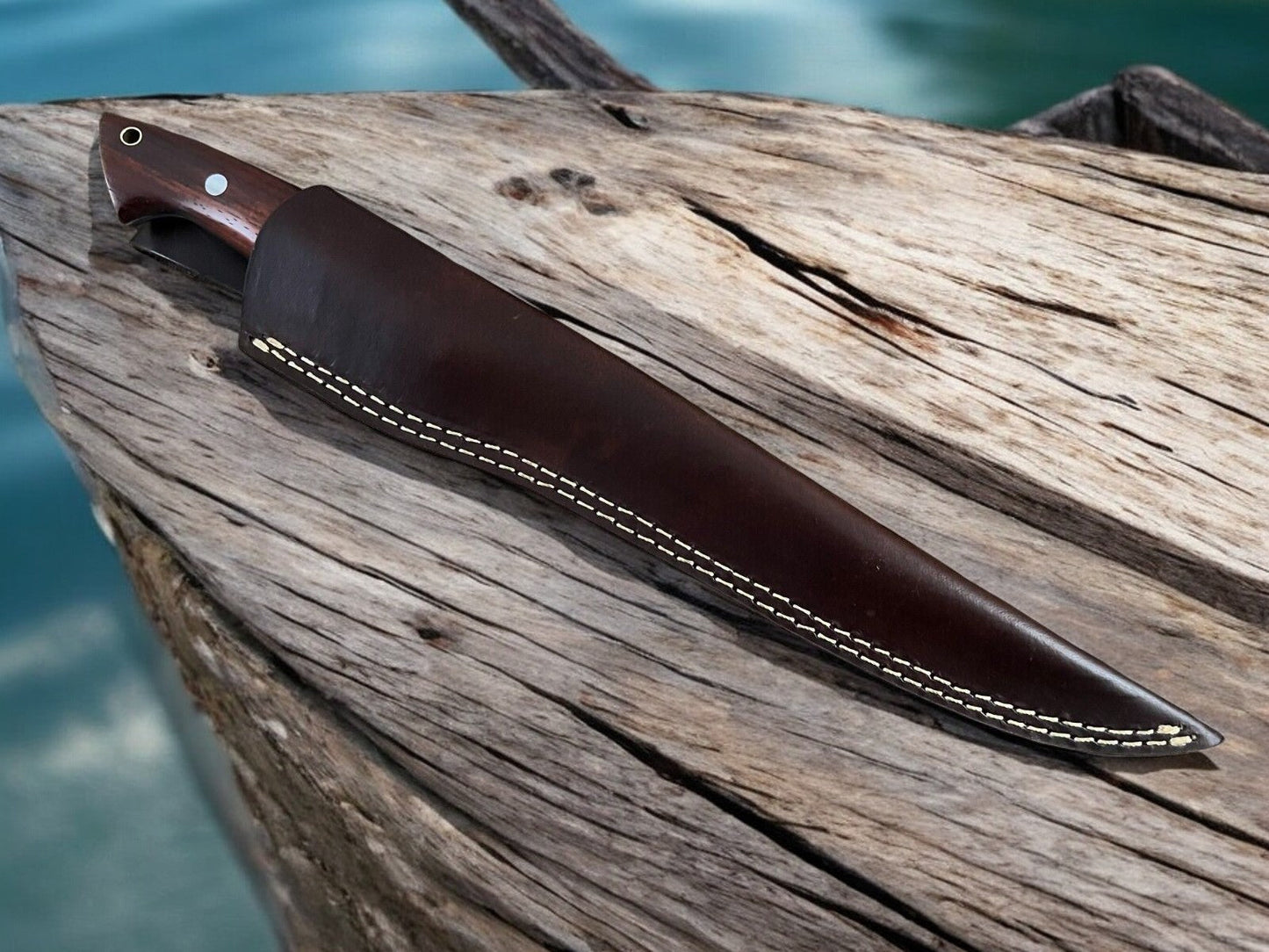 Handcrafted Rosewood Fillet Knife - Precision at 14.4
